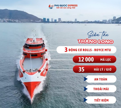 Chính thức: Khai Trương Siêu Tàu Cao Tốc Thăng Long 1.017 Chỗ Vũng Tàu - Côn Đảo